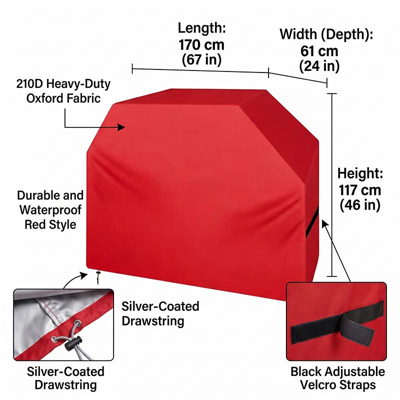 Capa para Churrasqueira 210D à - Outdoor Camping Grill avaliação e preço