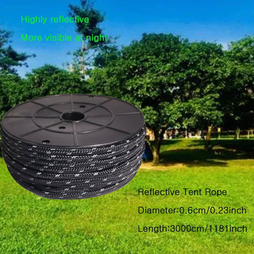 Corda Paracord Refletiva de 30 - Outdoor Camping Lights String avaliação e preço