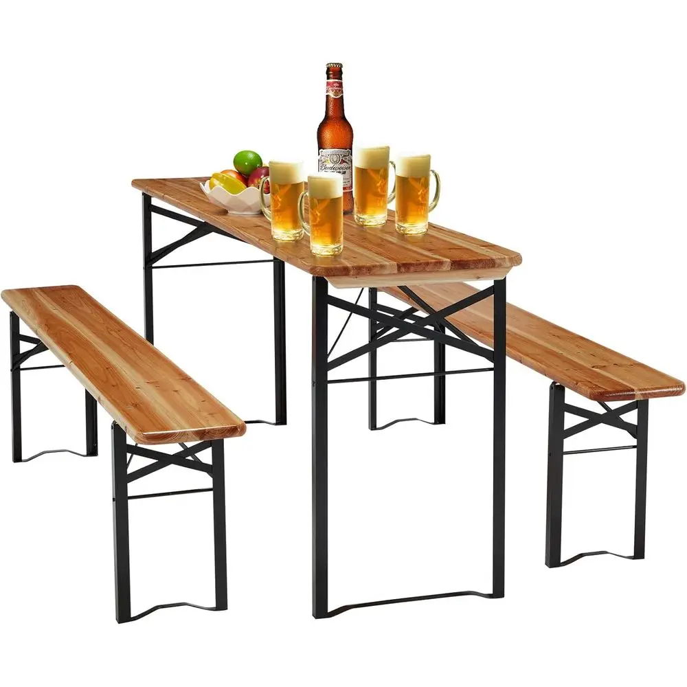 Conjunto Portátil de Mesa e Ba - Outdoor Camping Dining Set avaliação e preço