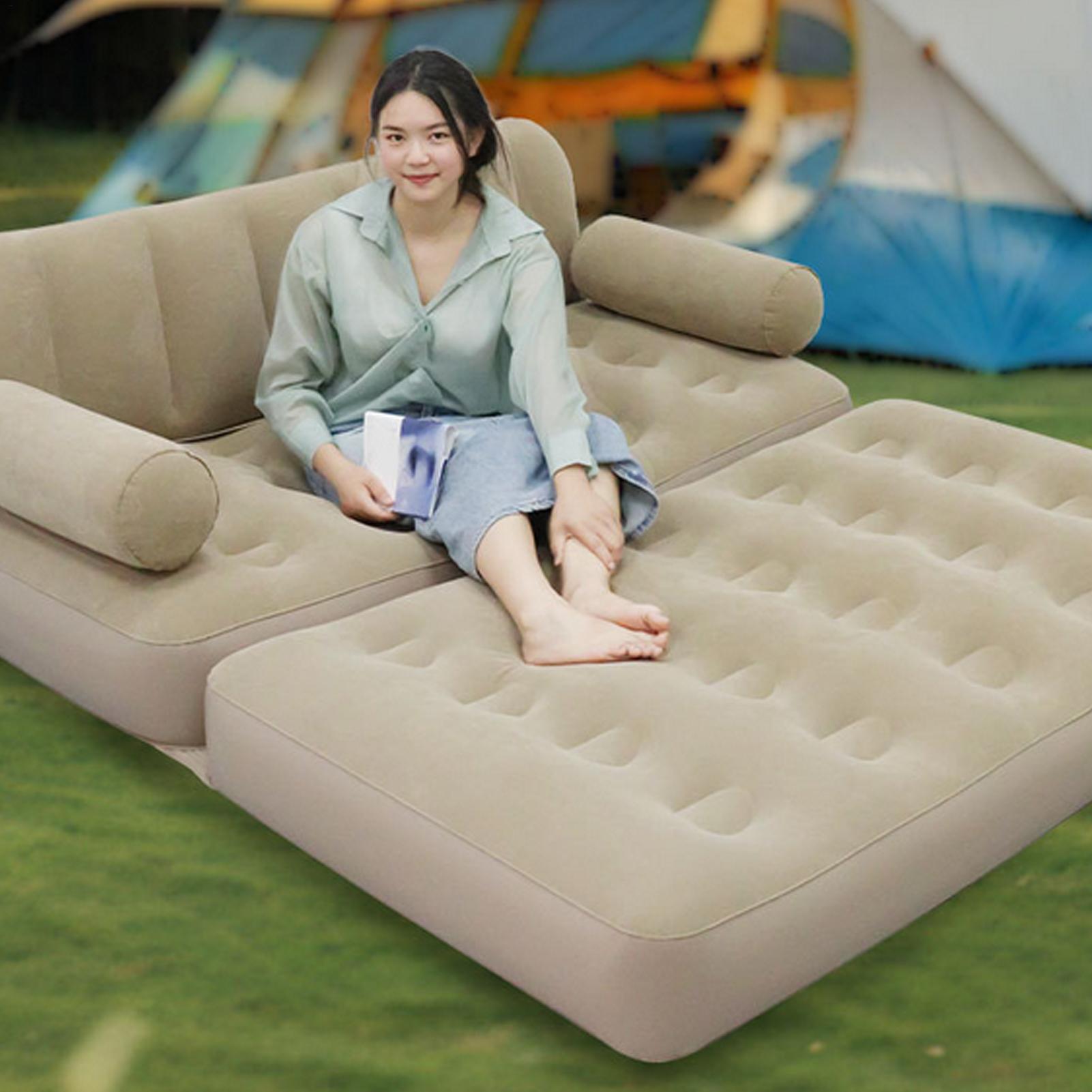 Sofá inflável com bomba de ar, - Bed Outdoor Camping avaliação e preço