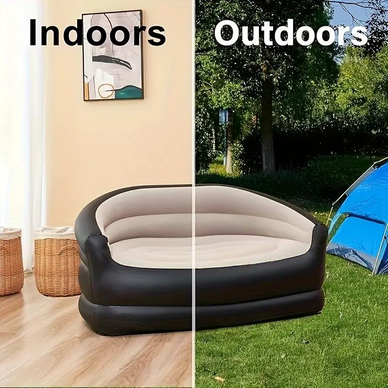 Cama inflável portátil ao ar l - Bed Outdoor Camping avaliação e preço