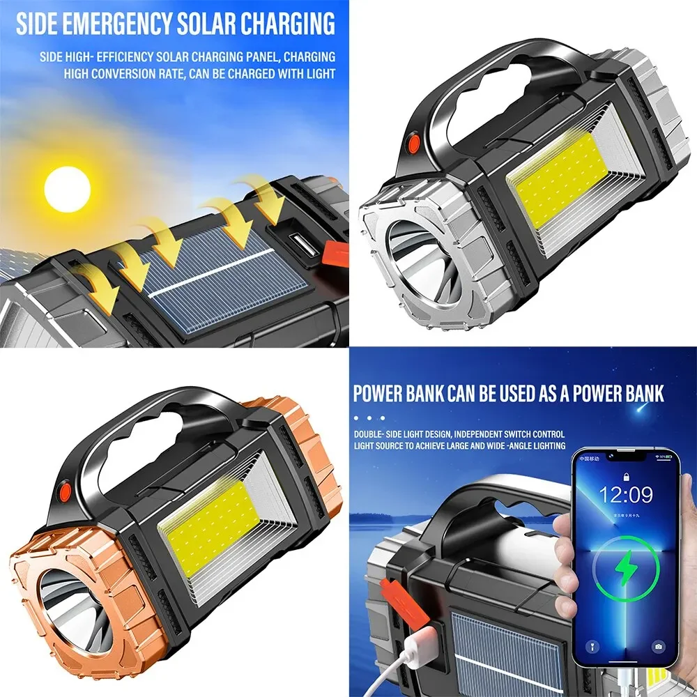 Nova Lanterna LED Solar Recarr - Outdoor Camping Decor avaliação e preço