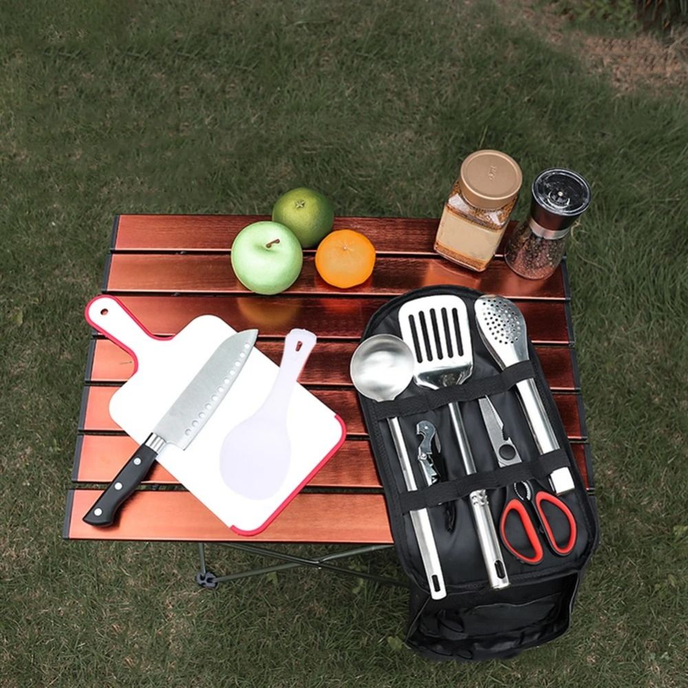 2024 conjunto de utensílio de  - Outdoor Camping Dining Set avaliação e preço