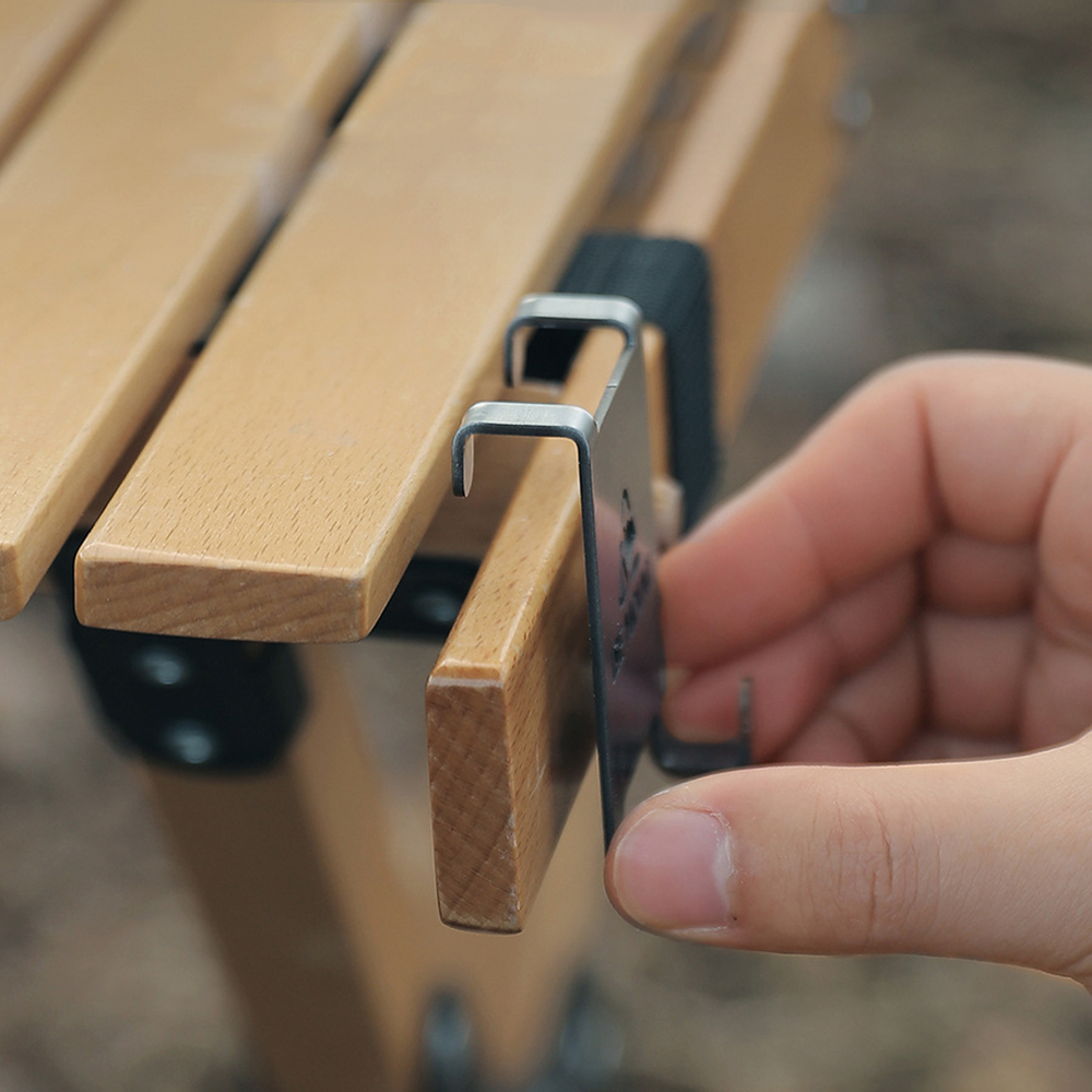 Pendurar vasilha de gás gancho - Outdoor Camping Table With Storage avaliação e preço