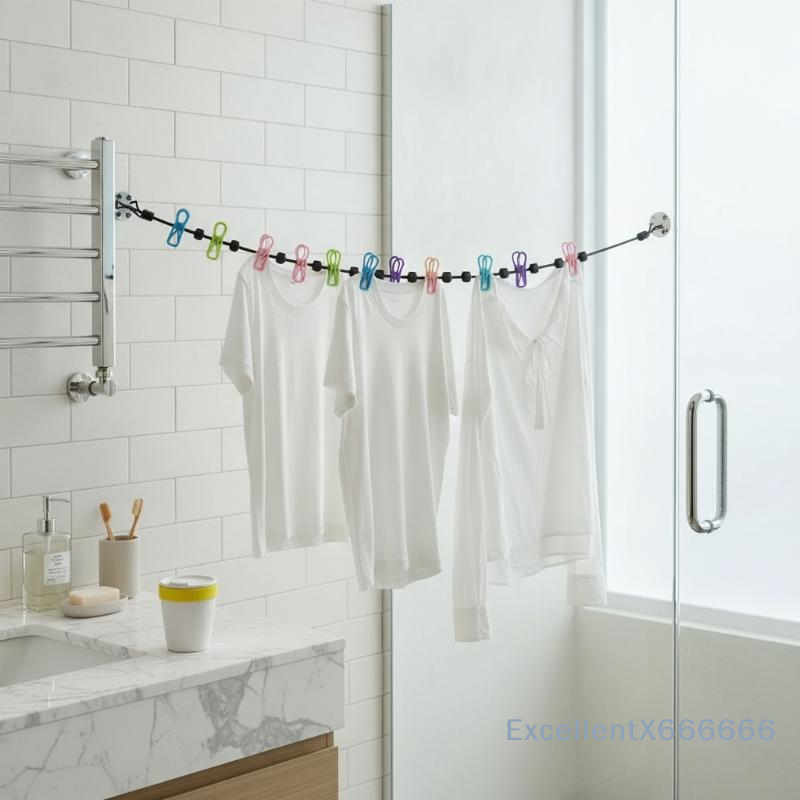 Corda de Secagem de Roupa Elás - Outdoor Camping Bathroom avaliação e preço