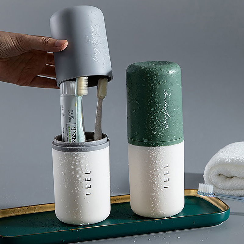 Portable Toothbrush Holder Box - Outdoor Camping Bathroom avaliação e preço