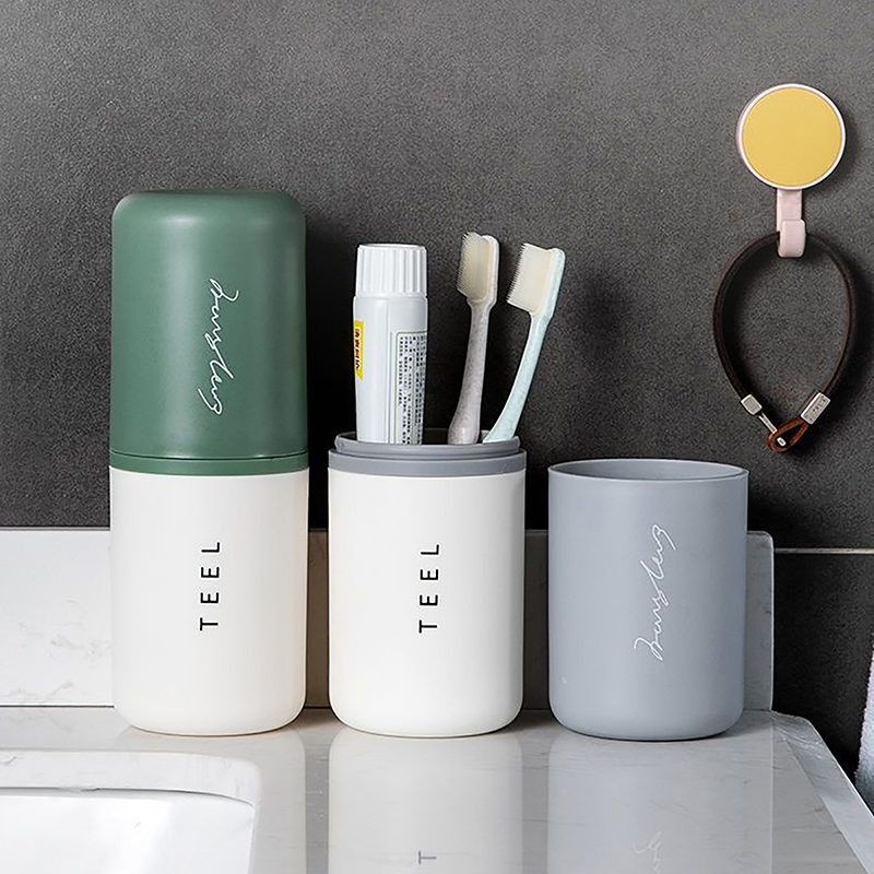 Portable Toothbrush Holder Box - Outdoor Camping Bathroom avaliação e preço