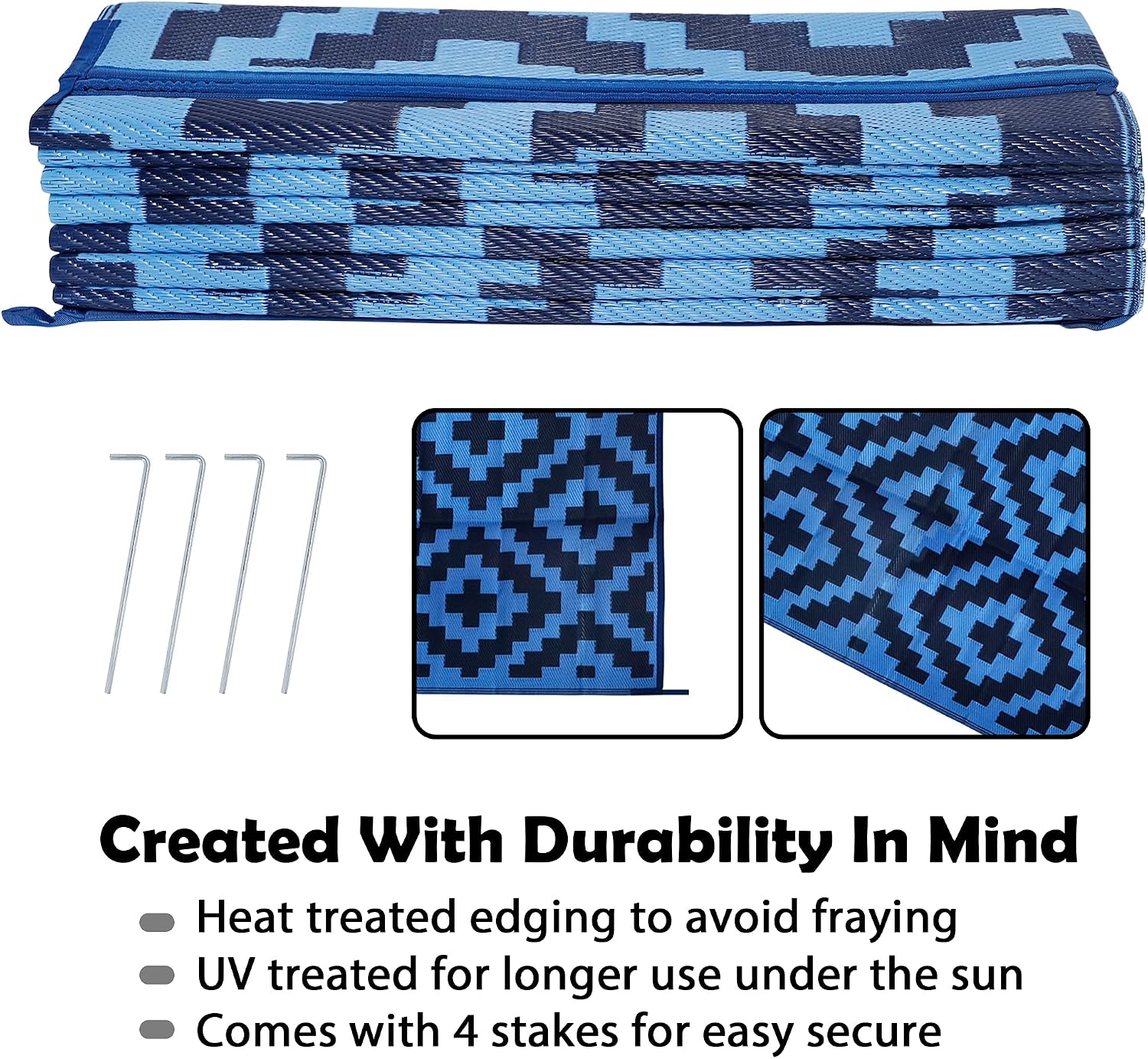 Tapete Impermeável para Exteri - Outdoor Camping Rugs 9X18 avaliação e preço