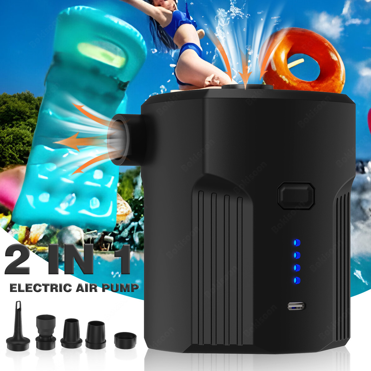 Bomba de ar elétrica portátil  - Bed Outdoor Camping avaliação e preço