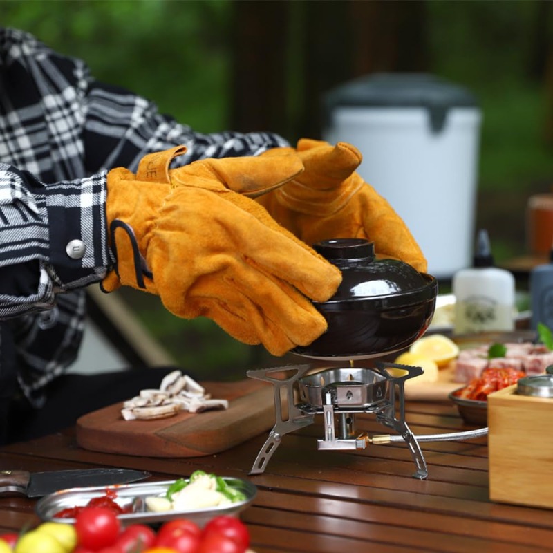 Luvas para churrasco ao ar liv - Outdoor Camping Grill avaliação e preço