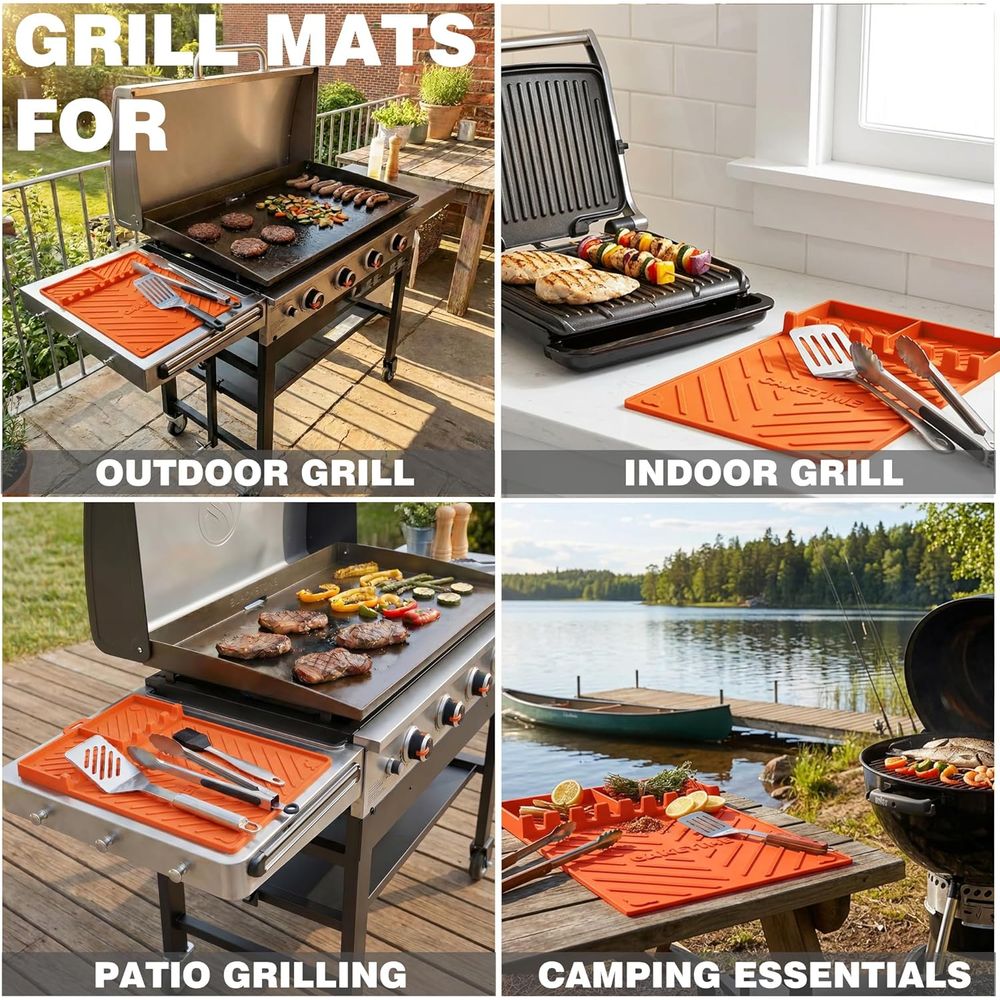 Tapetes de Silicone para Grelh - Outdoor Camping Grill avaliação e preço