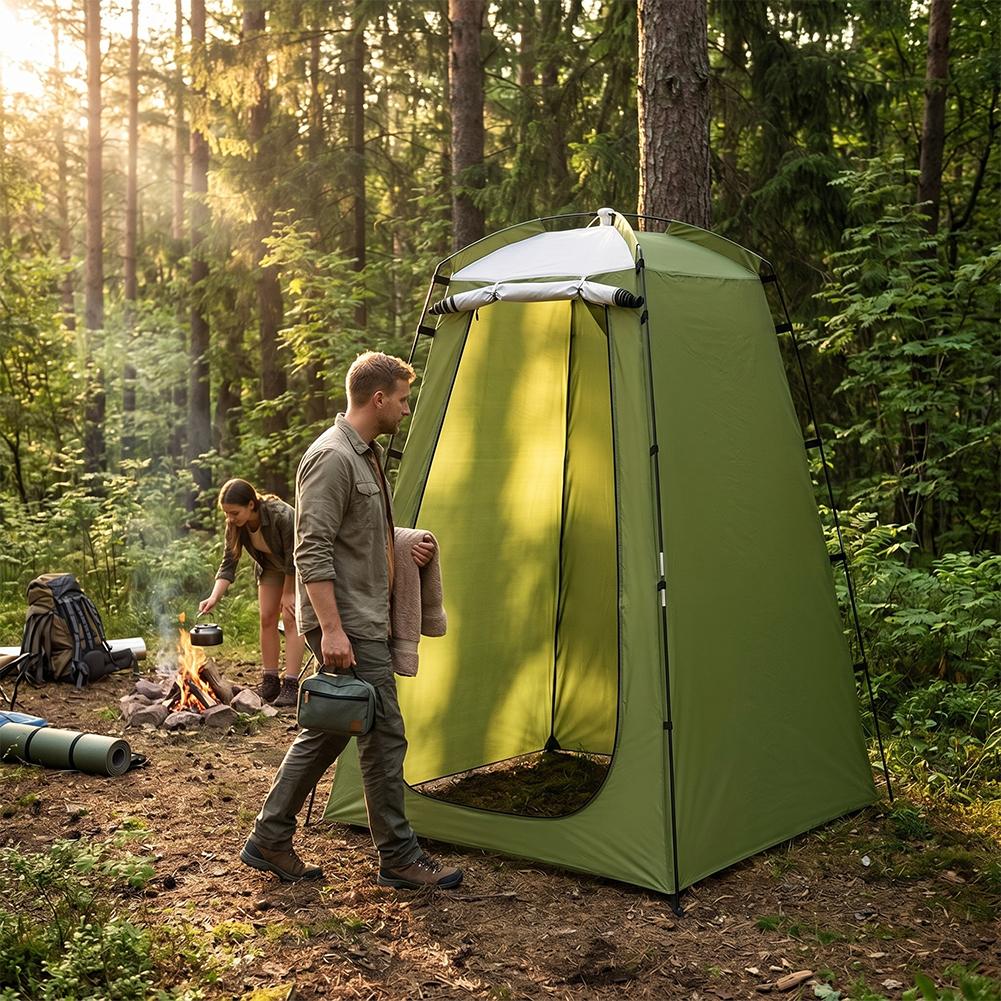 Tenda Portátil de Privacidade  - Outdoor Camping Toilet Tent avaliação e preço