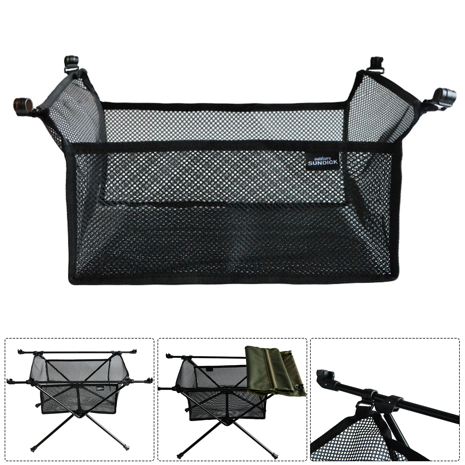 Rede de armazenamento de mesa  - Outdoor Camping Table With Storage avaliação e preço