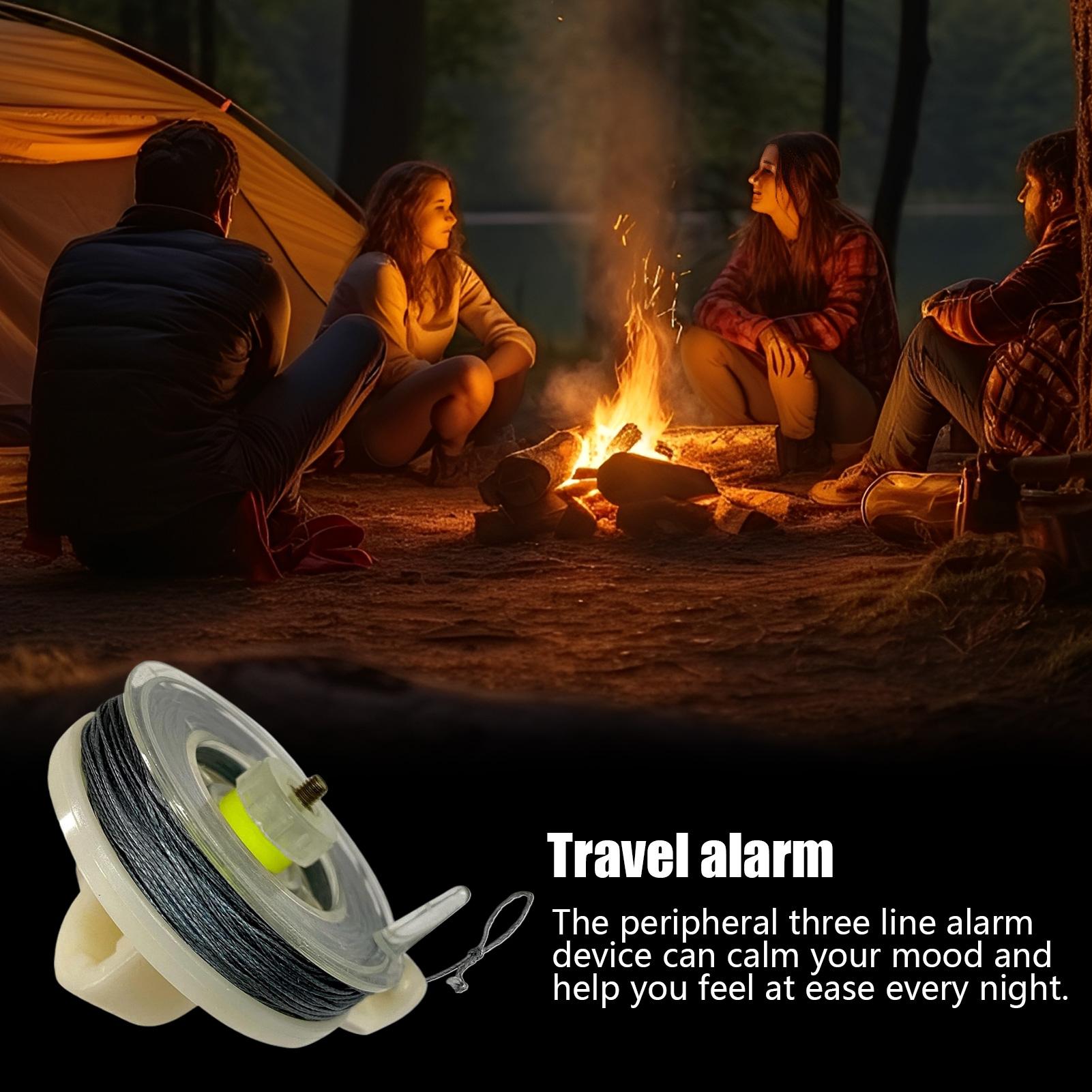 Fio de viagem de alarme de per - Outdoor Camping Extension Cord avaliação e preço