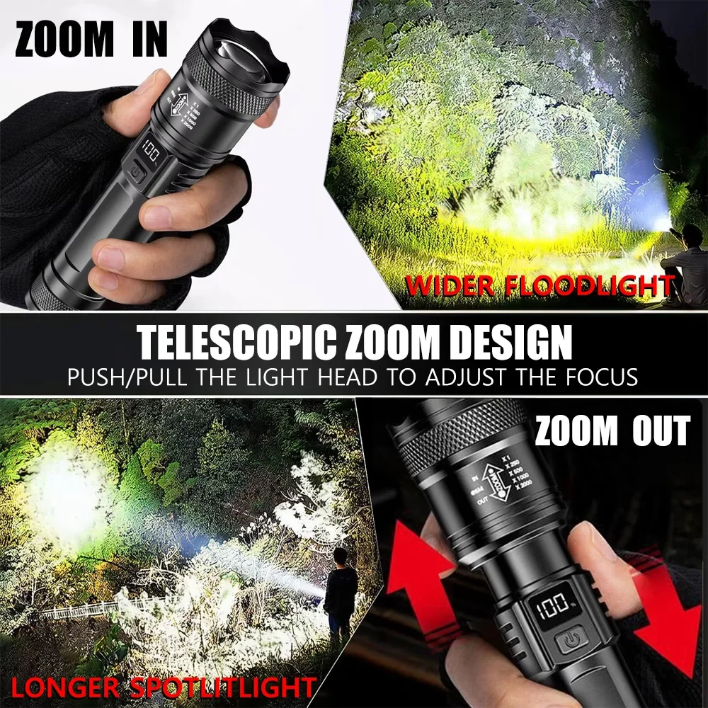 Lanterna LED Recarregável com  - Outdoor Camping Decor avaliação e preço