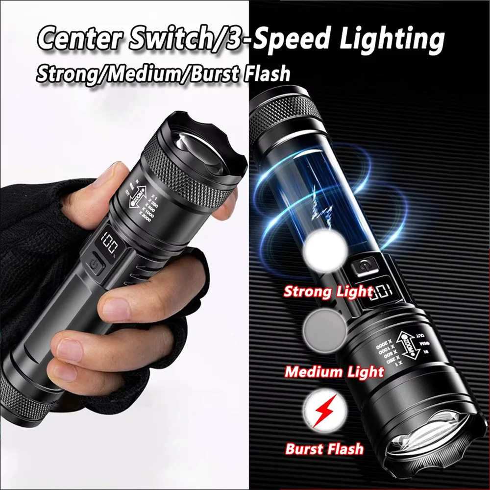 Lanterna LED Recarregável com  - Outdoor Camping Decor avaliação e preço