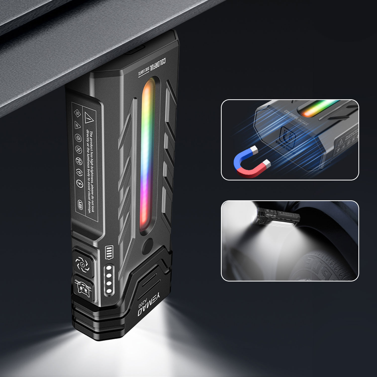 Lanterna LED RGB portátil mult - Outdoor Camping Decor avaliação e preço