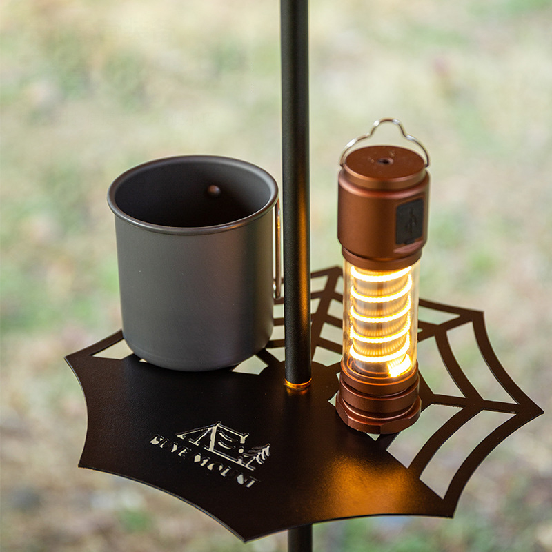 Suporte de lâmpada para acampa - Outdoor Camping Table With Storage avaliação e preço