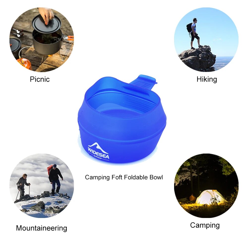 Widesea acampamento 250ml copo - Outdoor Camping Dining Set avaliação e preço